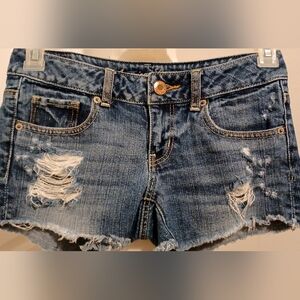 American Eagle Distressed Shorts Sz 0 #0211
